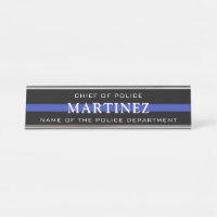 Serviço Policial Thin Blue Line Personalizado