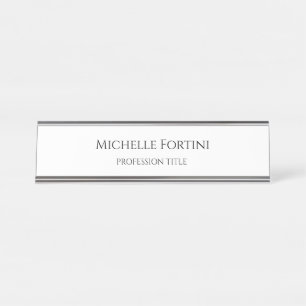 Placa De Mesa Simples e elegante minimalista