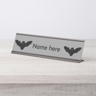 Placa De Mesa Sinal de Mesa Personalizada do Vampiro do Hallowee