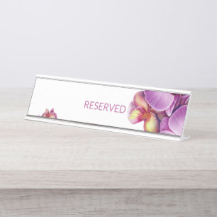 Placa De Mesa Sinal de Tabletop Reservado
