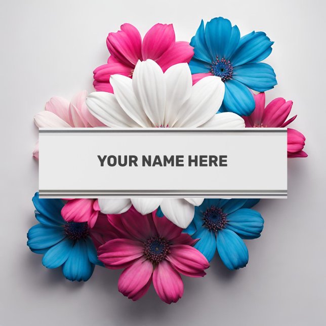 PLACA DE MESA SINAL SIMPLES DE PORTA DE ESTILO DE TEXTO MÍNIMO (Criador carregado)