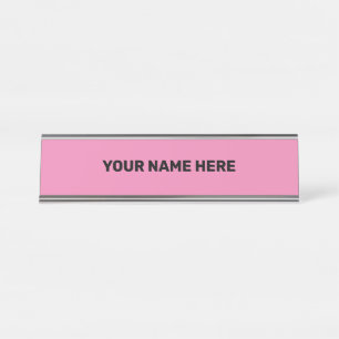 PLACA DE MESA SINAL SIMPLES DE PORTA DE ESTILO DE TEXTO MÍNIMO