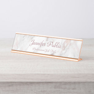 Placa De Mesa Tendência do Modelo Moderno Marble Dourado Elegant