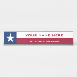 Placa De Mesa Texas