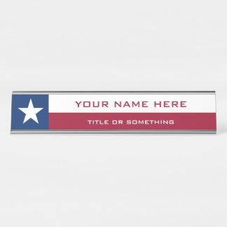 Placa De Mesa Texas