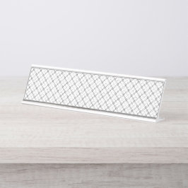 Placa De Mesa Textura Geométrica Monocromática|Visualização de D