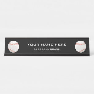 Placa De Mesa Treinador Baseball