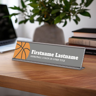 Placa De Mesa Treinador de beisebol ou professor da educação