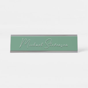 Placa De Mesa Trendy Modern Professional