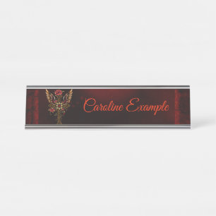 Placa De Mesa Uma cruz elegante