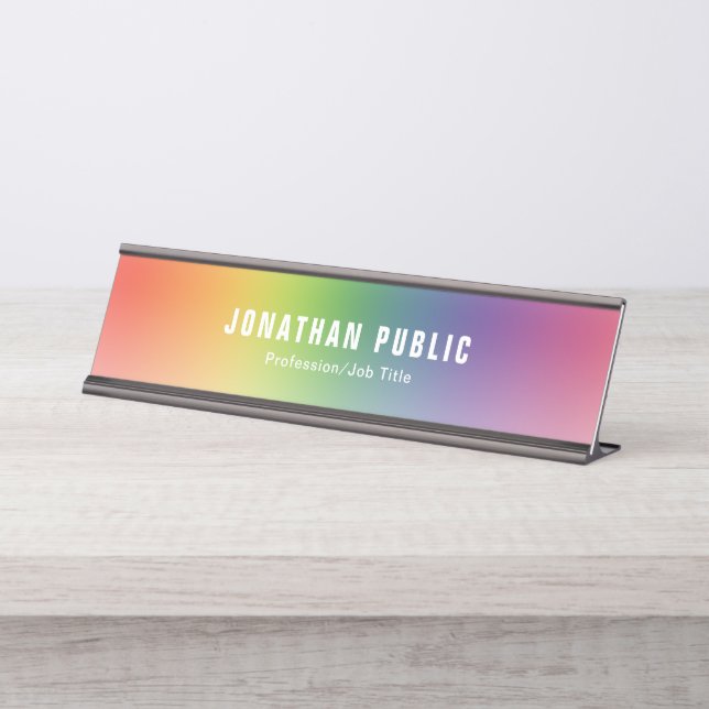 Placa De Mesa Vermelho Amarelo Vermelho Amarelo Elegante Cores R (Frente)