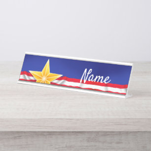 Placa De Mesa Veteran Star