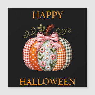 Placa de Mídia de Férias Halloween Pumpkin