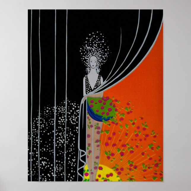 Placa de Moda de Cortina ~ 11x14 Poster / Impressã (Frente)