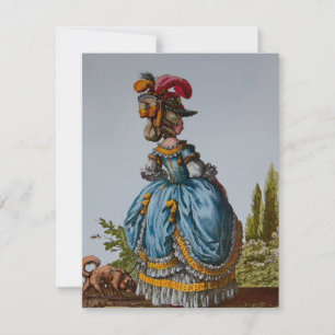 Placa de Moda do século XVIII ~ Convites