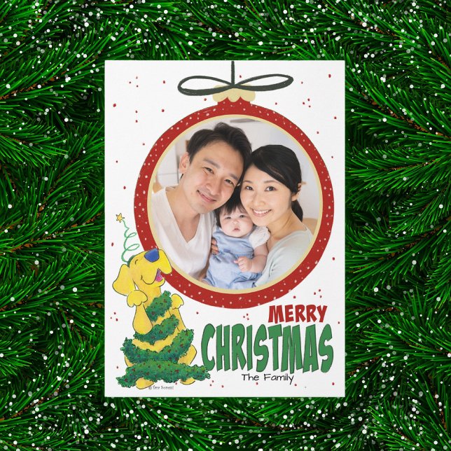 Placa de modelo de foto plana engraçada da árvore  (Criador carregado)