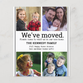 Placa de Movimentação de Colagem de Foto Preta e B