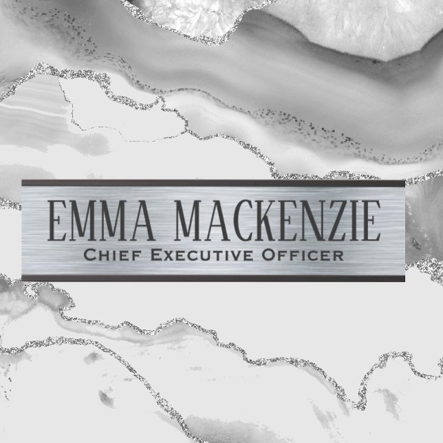 Placa de Nome de Porta Pendurada com Aparência Met (Criador carregado)