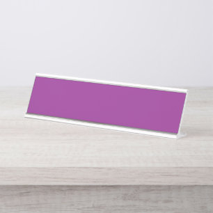 Placa de Nome para Mesa com Gradiente Rosa Sinal d