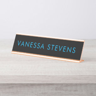 Placa de Nome para Mesa de Dama Chefe