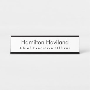 Placa de nome para o HAMbyWG da Mesa ou da Parede