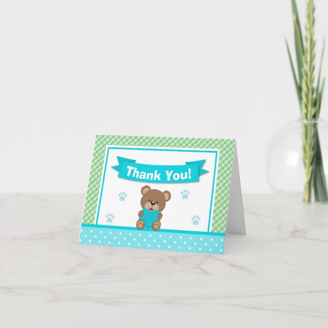 Placa de Nota Dobrada do Cartões de agradecimentos (Frente)