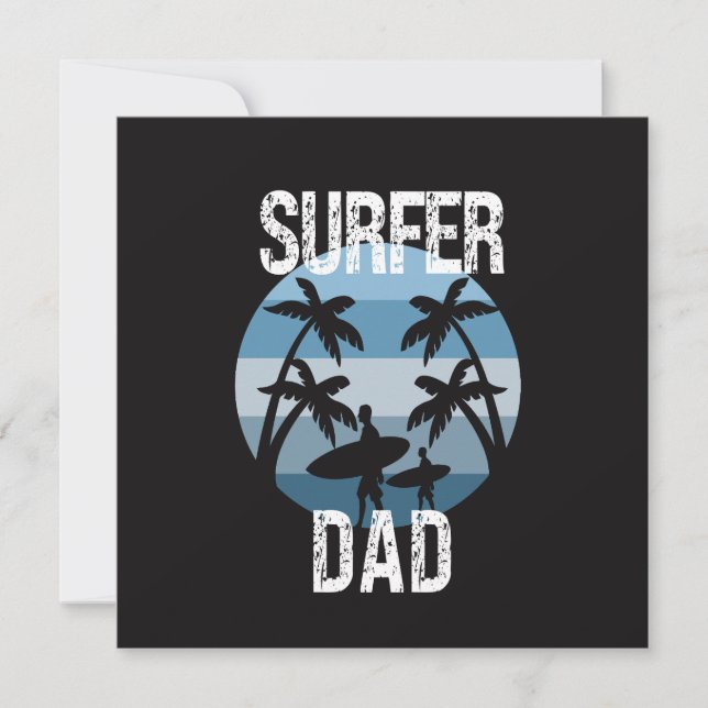 Placa de Pai de Surfer (Frente)