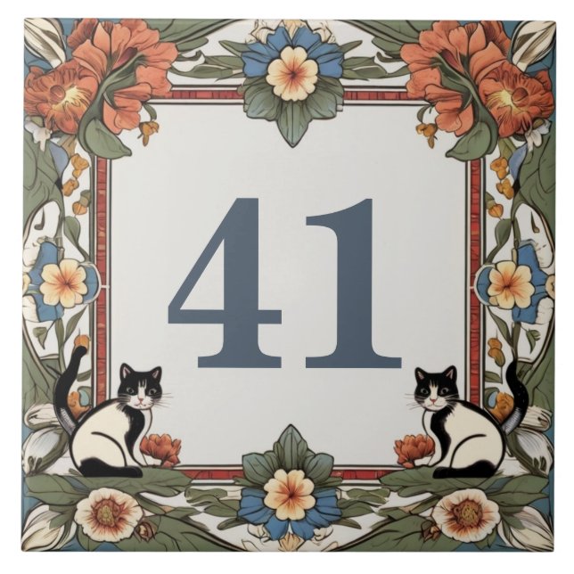 Placa de Placa de Número de Casa Personalizada de  (Frente)