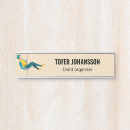 Placa De Porta Abseiling