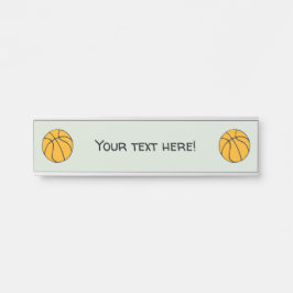 Placa De Porta Basquetebol