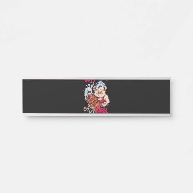 Placa De Porta CHURRASCO|CHURRASCO Grillmaster Like Bumbum Rubbed (Frente)