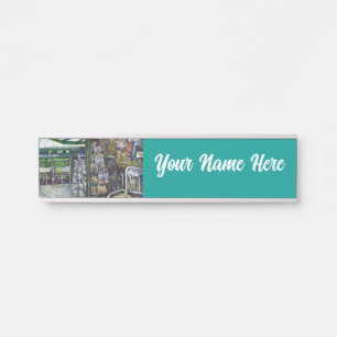 Placa De Porta Como Uma Imagem É Inimaginativa?