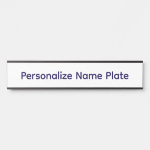 Placa De Porta Crie o seu Personalizado