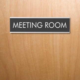 Placa De Porta Custom Room Name Simple Modern Minimalist