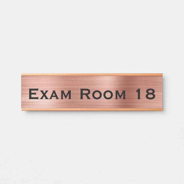 Placa de Porta da Sala de Exame de Dentista no Con (Frente)
