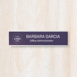 Placa de Porta de Escritório Moderna Profissional