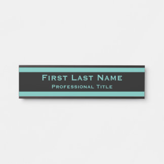 Placa de Porta de Escritório Moderna Sinal Verde T
