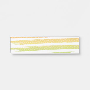 Placa De Porta design com fundo