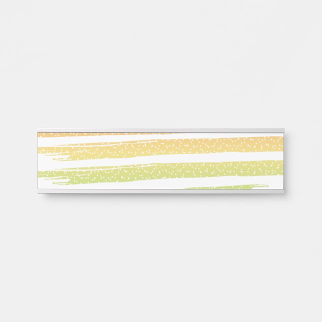 Placa De Porta design com fundo (Frente)