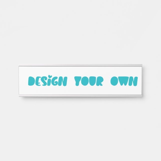 Placa De Porta Design personalizado personalizado (Frente)