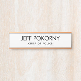 Placa De Porta Empresa Personalizada Profissional