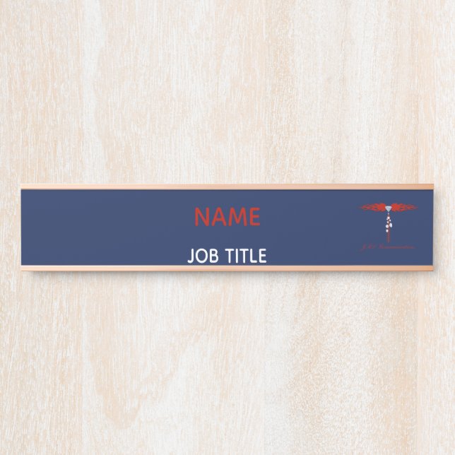 Placa De Porta Escritório de Comunicações JML (Frente)