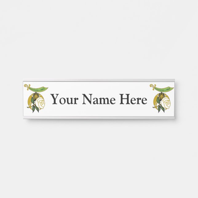 Placa De Porta Filhas do Nilo (Frente)