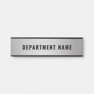Placa De Porta Gradiente de Trendência Simples Nome da Porta do D