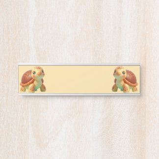 Placa De Porta Lento mas Crescente