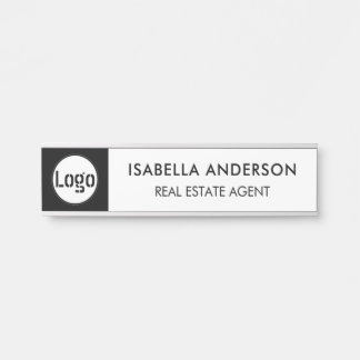 Placa De Porta Logotipo Personalizado Sinal de porta profissional
