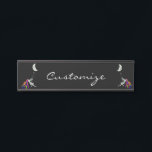 Placa De Porta Lua balançando cabeça vermelha Thunder_Cove<br><div class="desc">Balançando na lua,  fêmea multicolorida fazendo sua própria coisa juntos,  personalize com sua própria saudação,  nome,  mensagem,  etc</div>