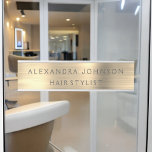 Placa De Porta Luxury Gold Foil Moderna Negócios<br><div class="desc">Folha de Luxo Gold Metálica de Aço Inoxidável Mínimo de Aço Inoxidável Placa com nome de tipografia branco e letra maiúscula e profissão. A placa de nome comercial Gold Foil Metal pode ser personalizada com seu nome. Entre em contato com o designer para obter itens correspondentes personalizados.</div>