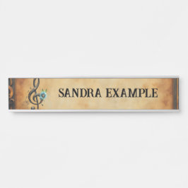 Placa De Porta Mechanical  clef 