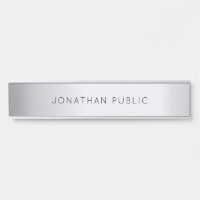 Modelo de Prata elegante Simples